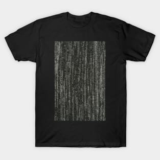 Black Fabric Texture T-Shirt